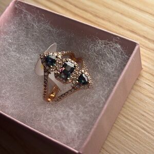 June Birthday Rose Gold Ring